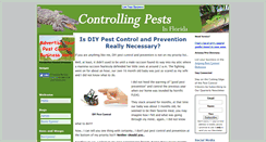 Desktop Screenshot of controlling-pests.com
